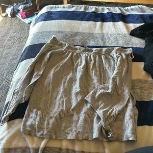 Lucky top Black and white stripped. Great condition just to small for me now.